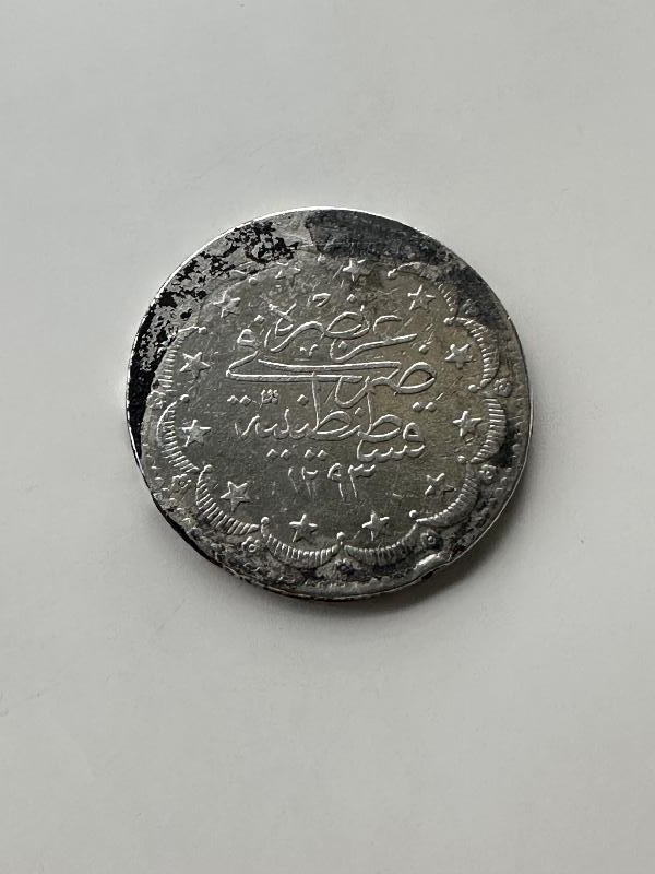 SULTAN ABDÜLHAMİD HAN DÖNEMİ GÜMÜŞ 20 KURUŞ 1 MECİDİYE PARA