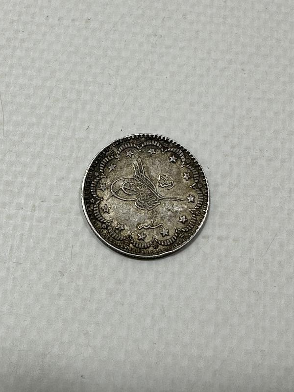 SULTAN MEHMET REŞAD HAN DÖNEMİ GÜMÜŞ 5 KURUŞ MECİDİYE PARA