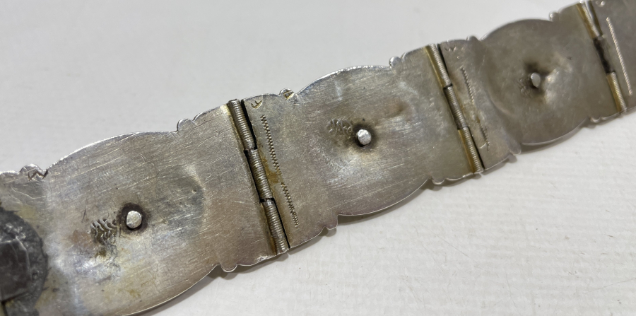 ABDÜLMECİD HAN DÖNEMİ HER BAKLASI TUĞRALI VE ÇEŞNİLİ İLK DÖNEM SAVATLI GÜMÜŞ KEMER