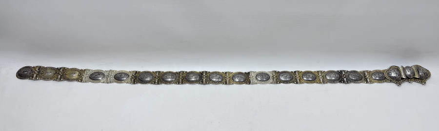 ABDÜLMECİD HAN DÖNEMİ HER BAKLASI TUĞRALI VE ÇEŞNİLİ İLK DÖNEM SAVATLI GÜMÜŞ KEMER