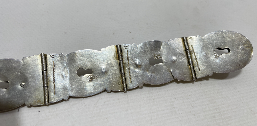 ABDÜLMECİD HAN DÖNEMİ HER BAKLASI TUĞRALI VE ÇEŞNİLİ İLK DÖNEM SAVATLI GÜMÜŞ KEMER