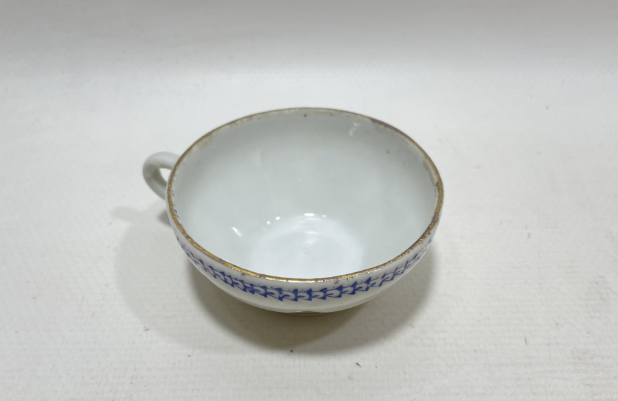 ALTI DAMGALI OSMANLI DÖNEMİ PORSELEN KAHVE FİNCANI