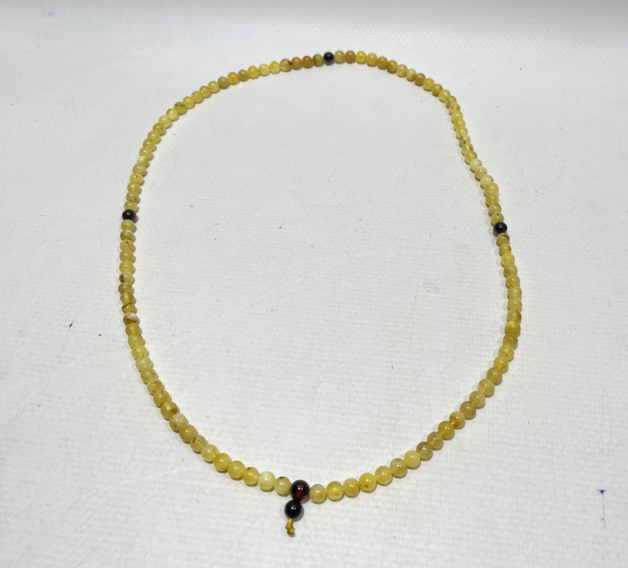 ANTİKA DAMLA KEHRİBAR KOLYE - GERDANLIK