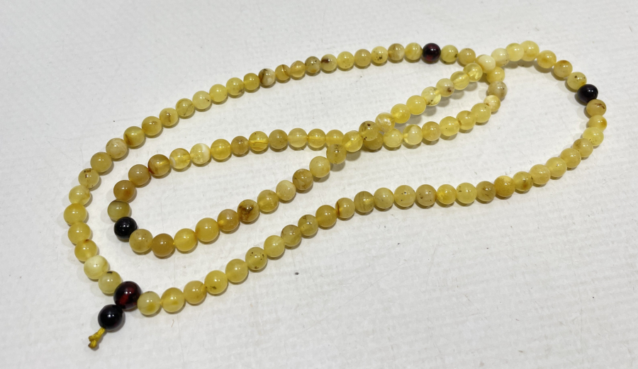 ANTİKA DAMLA KEHRİBAR KOLYE - GERDANLIK