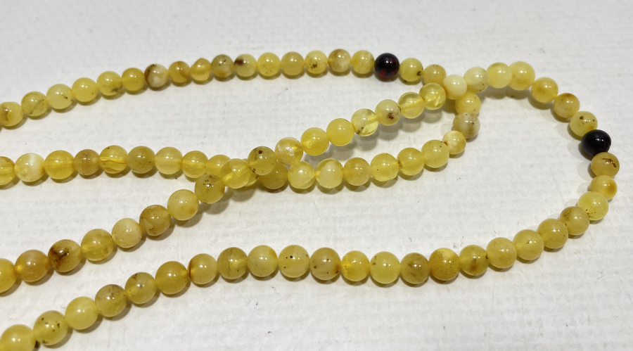 ANTİKA DAMLA KEHRİBAR KOLYE - GERDANLIK