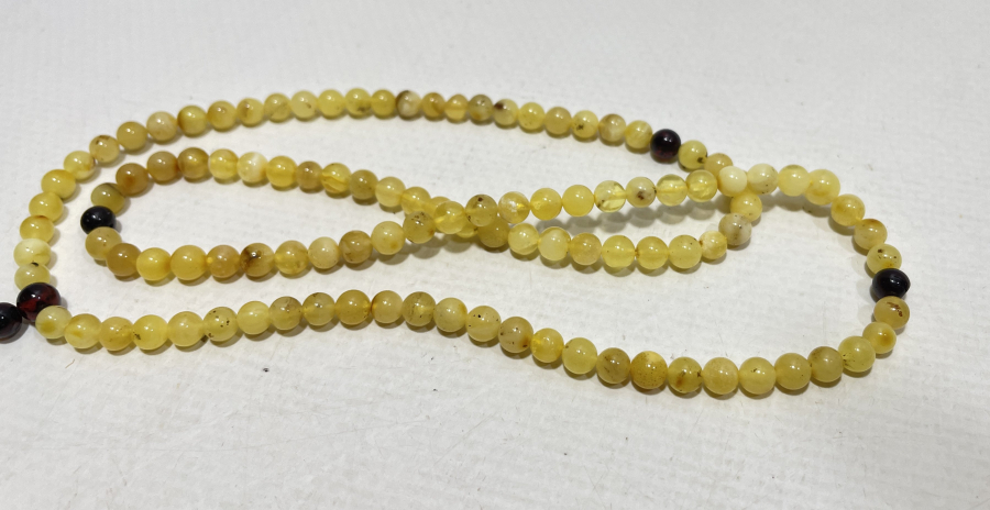 ANTİKA DAMLA KEHRİBAR KOLYE - GERDANLIK