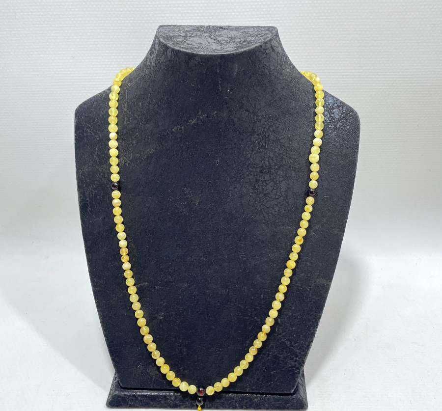 ANTİKA DAMLA KEHRİBAR KOLYE - GERDANLIK