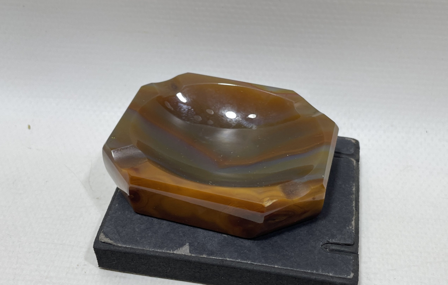 EL YAPIMI AKİK TAŞINDAN MAMUL KÜLLÜK