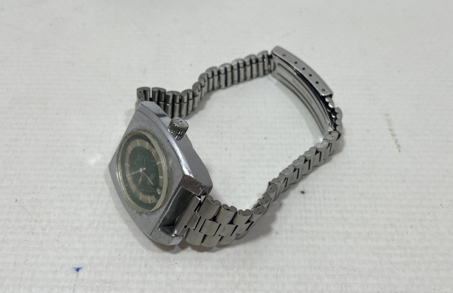 FALCON MARKA KURMALI ANTİKA TAKVİMLİ KOL SAATİ