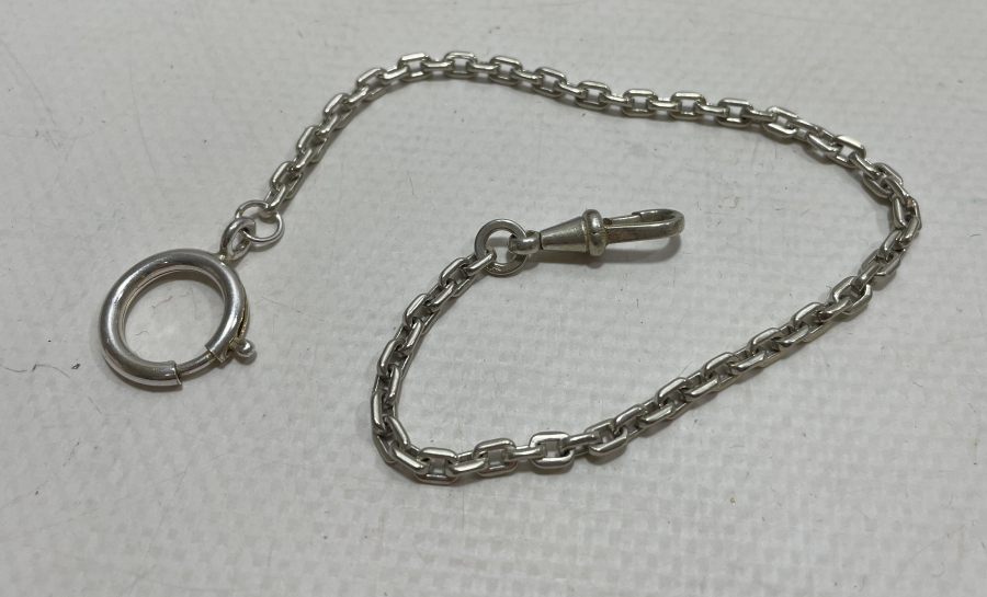 GÜMÜŞ KAPLAMA ANTİKA CEP SAATİ KÖSTEĞİ