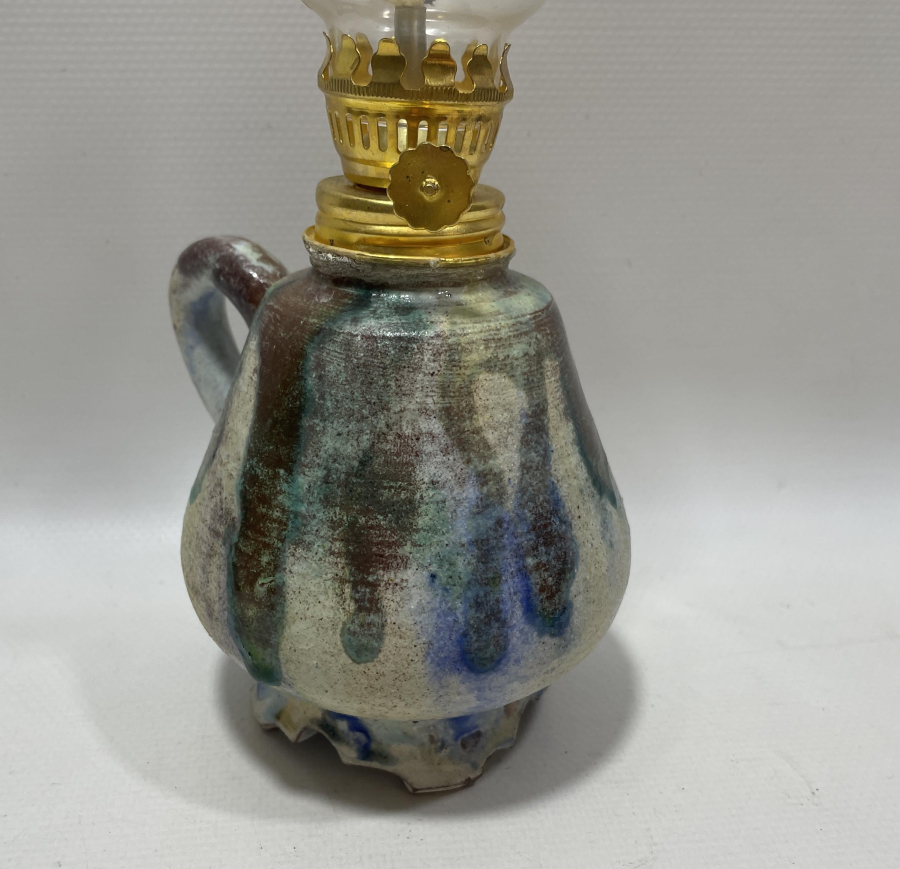 KÜTAHYA İŞİ ANTİKA ŞİNANAY - GAZ LAMBASI