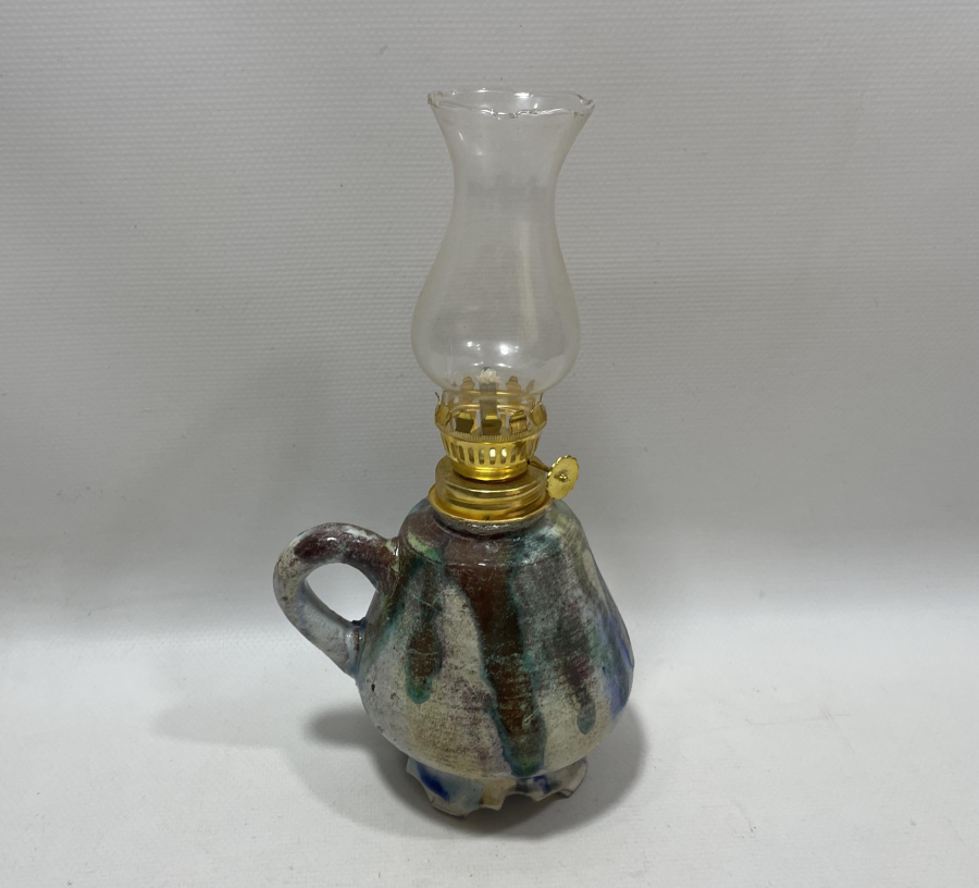 KÜTAHYA İŞİ ANTİKA ŞİNANAY - GAZ LAMBASI