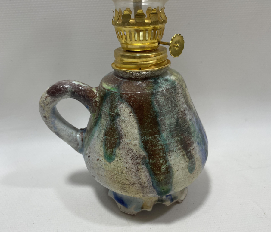 KÜTAHYA İŞİ ANTİKA ŞİNANAY - GAZ LAMBASI