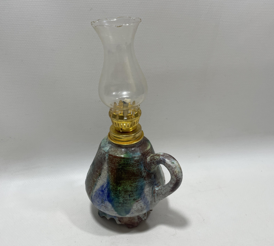 KÜTAHYA İŞİ ANTİKA ŞİNANAY - GAZ LAMBASI