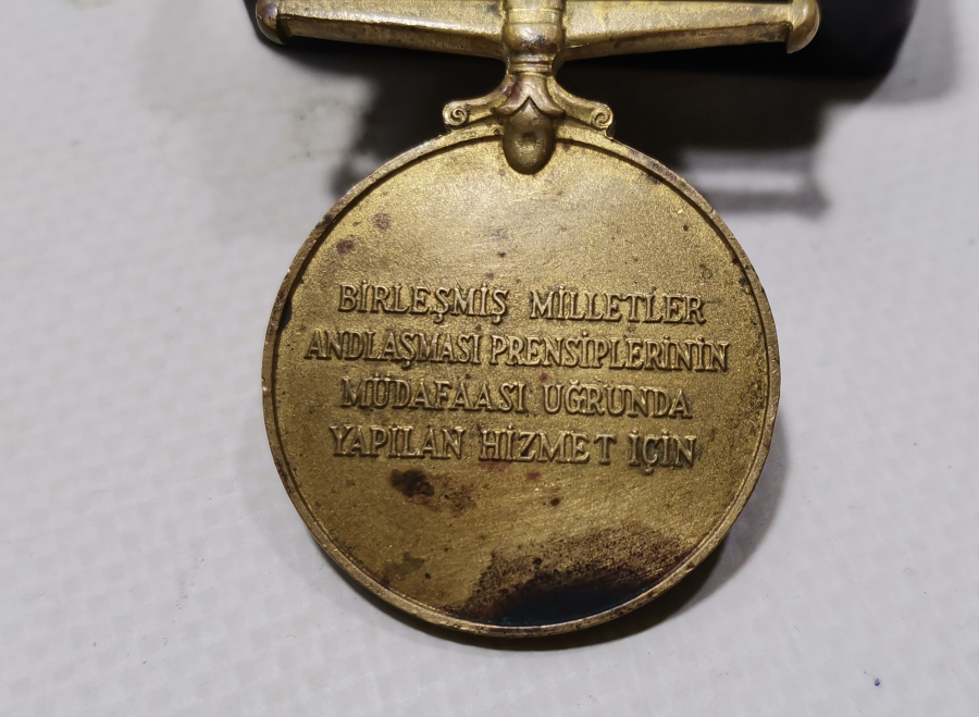 ORJİNAL ASKISIYLA NADİR KORE SAVAŞI MADALYASI