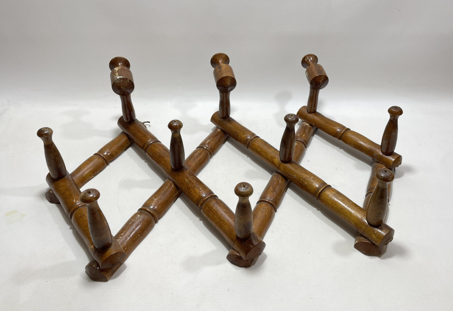 OSMANLI DÖNEMİ AHŞAP AKORDİYON ASKILIK