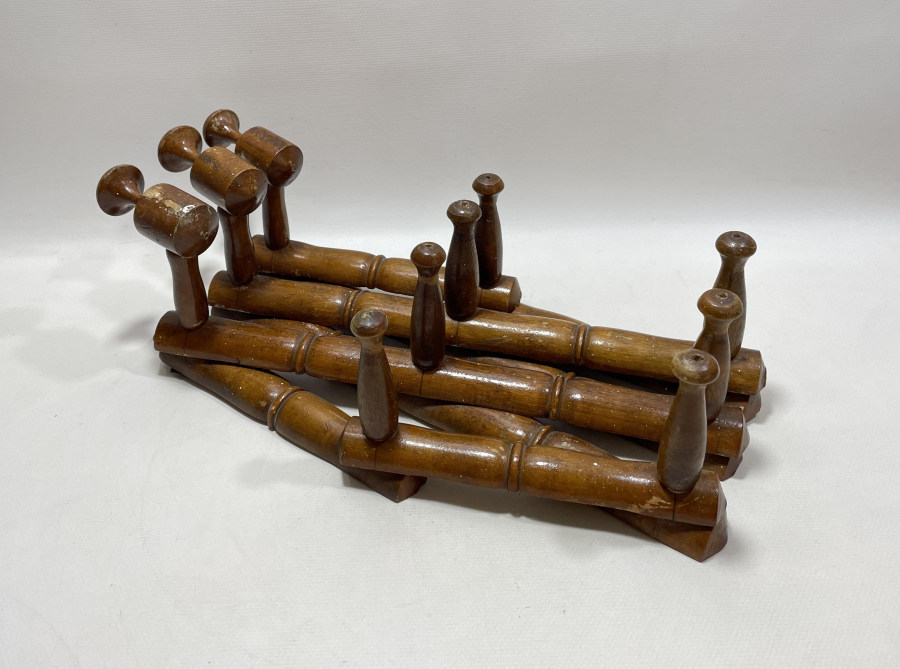 OSMANLI DÖNEMİ AHŞAP AKORDİYON ASKILIK