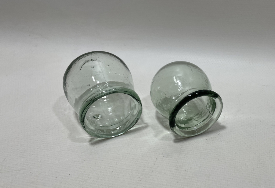 OSMANLI DÖNEMİ ÇOK NADİR ÇOCUK VE YETİŞKİN İÇİN YAPILMIŞ 2 ADET HACAMAT KUPASI