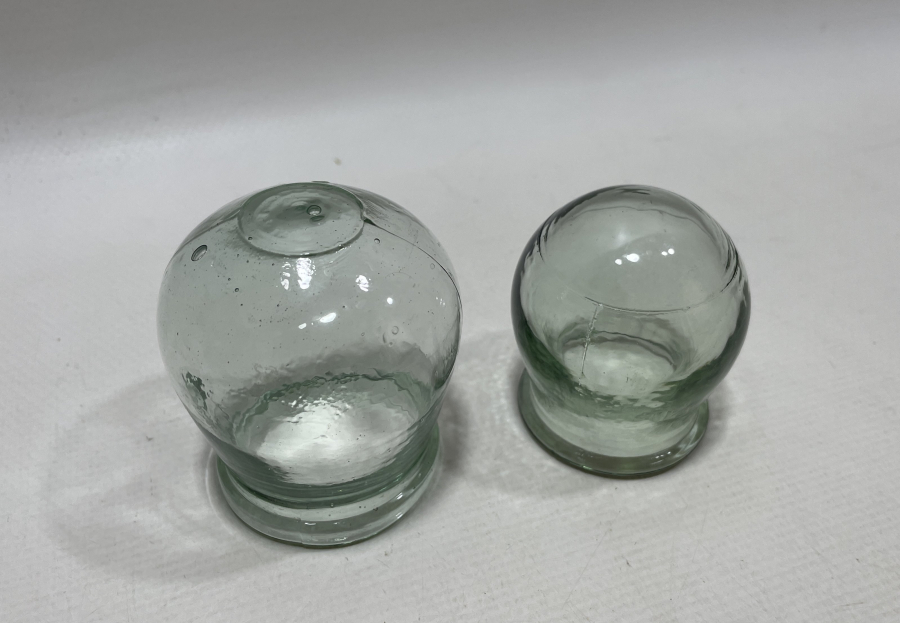 OSMANLI DÖNEMİ ÇOK NADİR ÇOCUK VE YETİŞKİN İÇİN YAPILMIŞ 2 ADET HACAMAT KUPASI