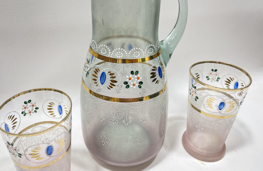 OSMANLI DÖNEMİ MİNE İŞÇİLİKLİ NADİR ŞERBETLİK