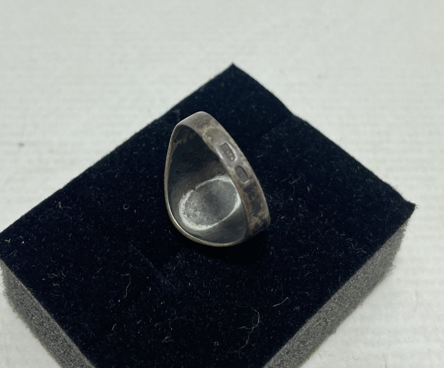 SOVYET RUSYA YAPIMI SAVAT İŞÇİLİKLİ ANTİKA GÜMÜŞ YÜZÜK