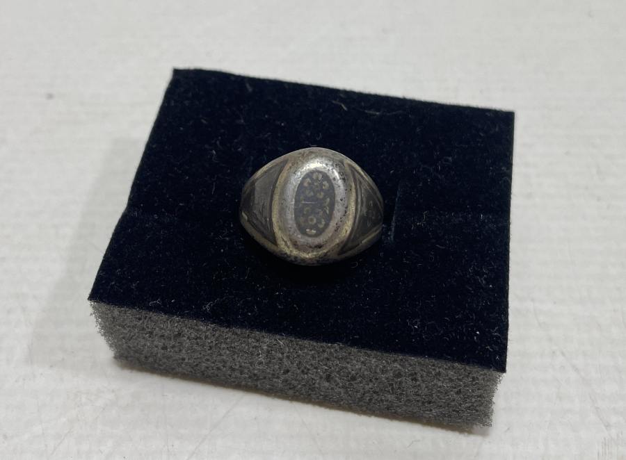 SOVYET RUSYA YAPIMI SAVAT İŞÇİLİKLİ ANTİKA GÜMÜŞ YÜZÜK