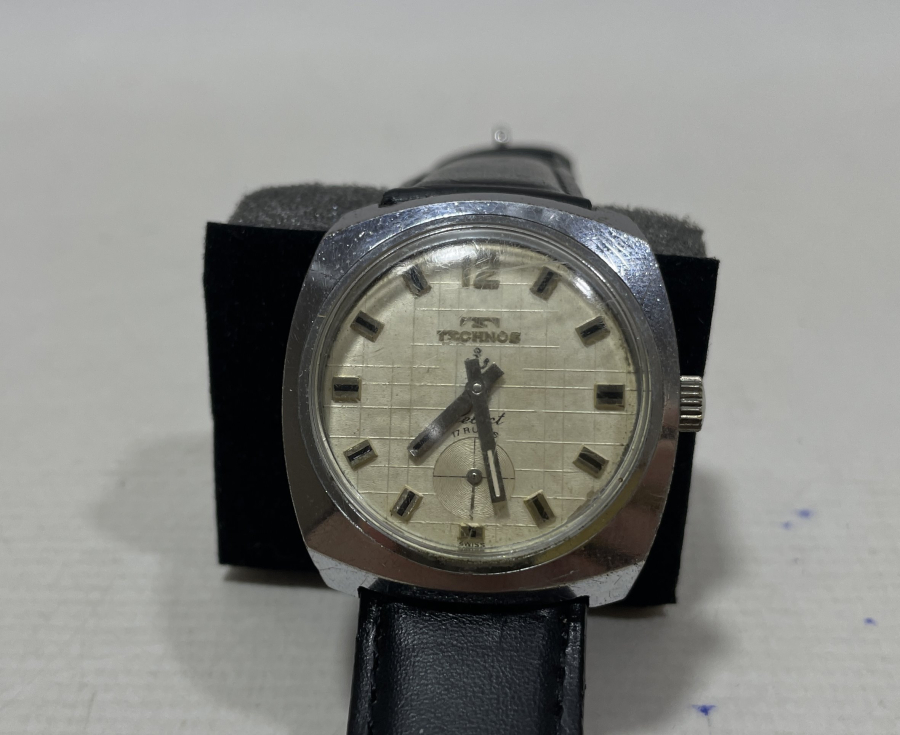 TECNOS MARKA ANTİKA KURMALI KOL SAATİ