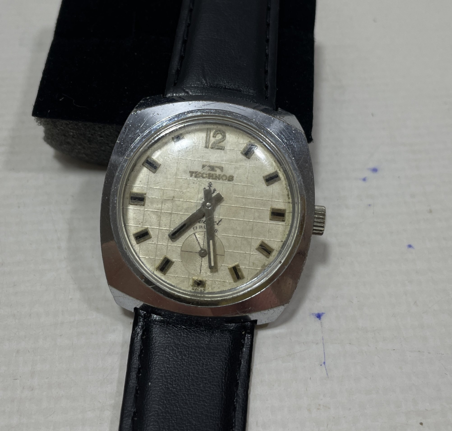 TECNOS MARKA ANTİKA KURMALI KOL SAATİ