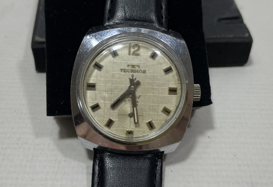 TECNOS MARKA ANTİKA KURMALI KOL SAATİ