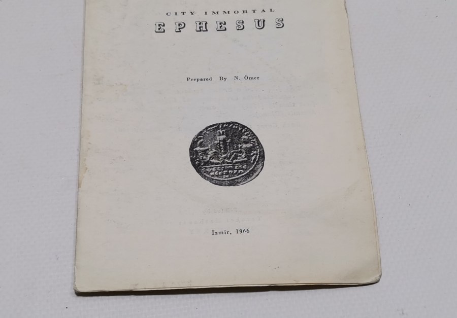 1966 TARİHLİ ÇOK NADİR EFES ANTİK KENT HARİTASI - REHBERİ