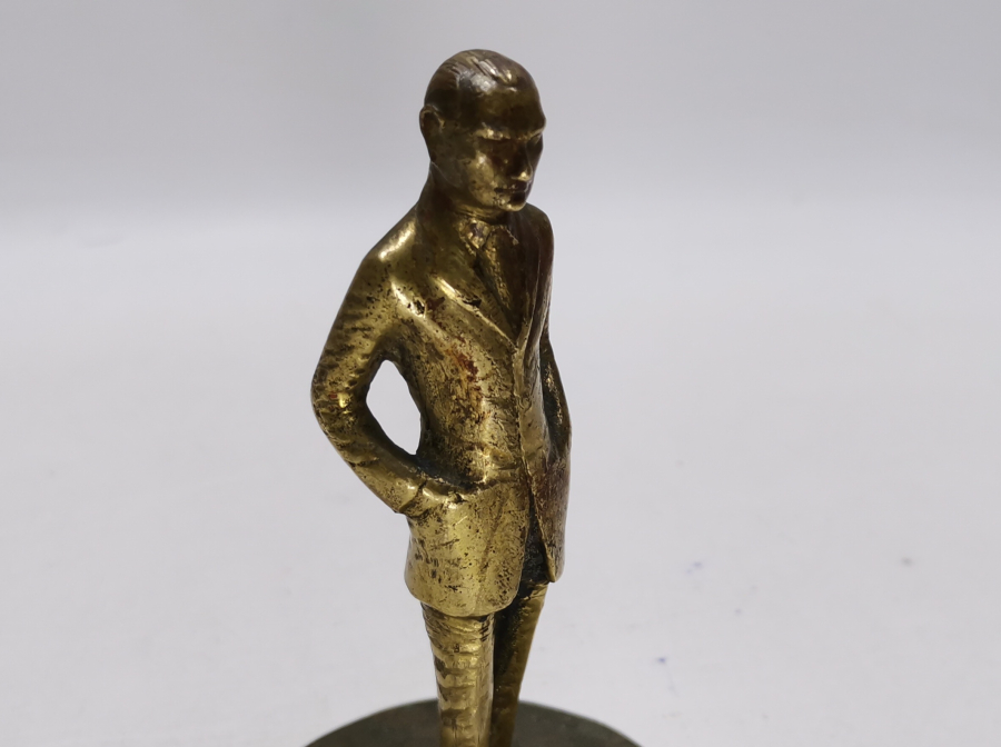 ANTİKA BRONZ ATATÜRK HEYKELİ