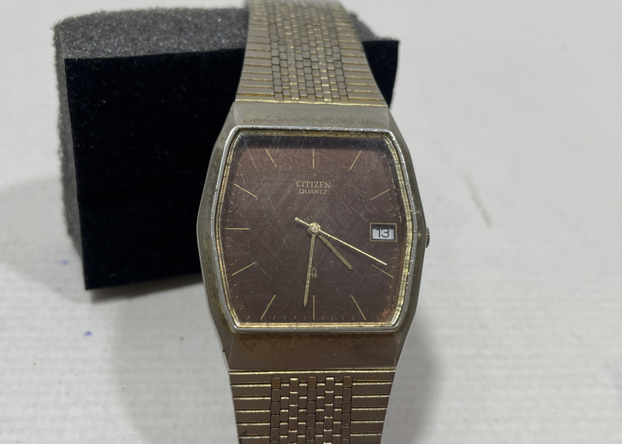 CITIZEN MARKA ALTIN KAPLAMA KOL SAATİ