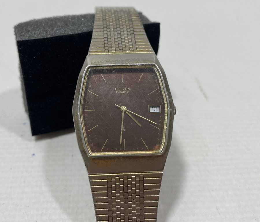 CITIZEN MARKA ALTIN KAPLAMA KOL SAATİ