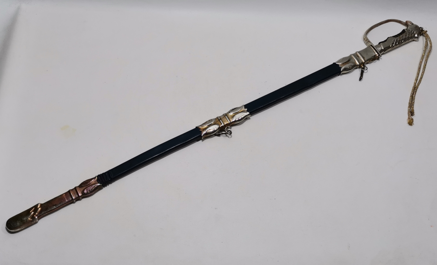 CUMHURİYET BAŞLARI ÇOK NADİR BOYNUZ SAPLI HAVACI SUBAY KILICI