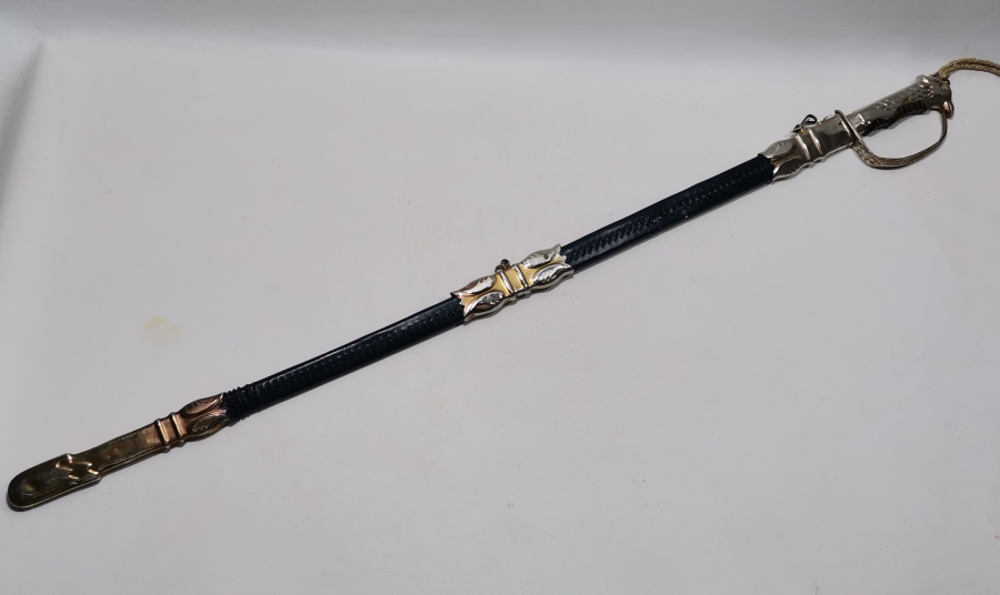 CUMHURİYET BAŞLARI ÇOK NADİR BOYNUZ SAPLI HAVACI SUBAY KILICI