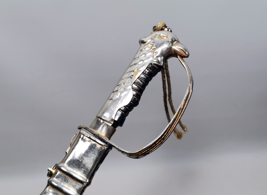 CUMHURİYET BAŞLARI ÇOK NADİR BOYNUZ SAPLI HAVACI SUBAY KILICI