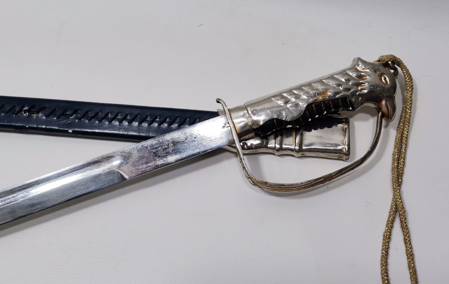 CUMHURİYET BAŞLARI ÇOK NADİR BOYNUZ SAPLI HAVACI SUBAY KILICI