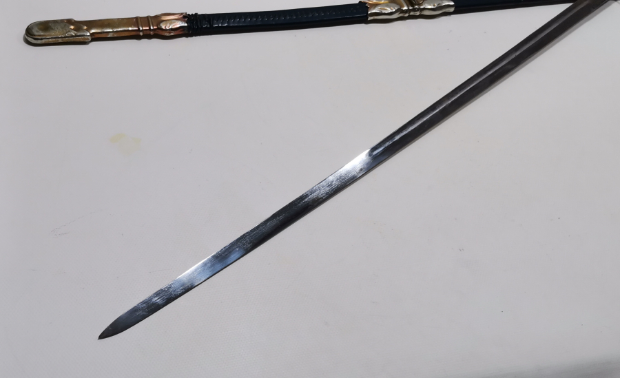 CUMHURİYET BAŞLARI ÇOK NADİR BOYNUZ SAPLI HAVACI SUBAY KILICI