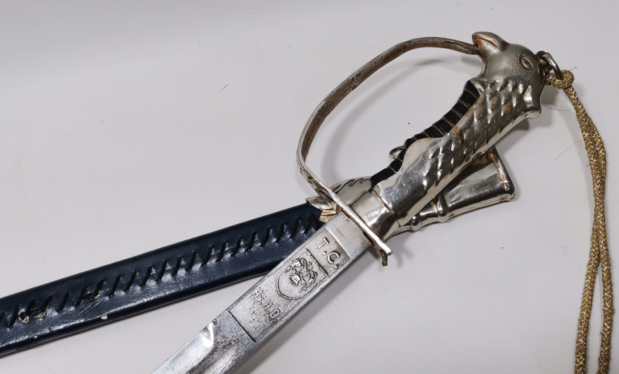 CUMHURİYET BAŞLARI ÇOK NADİR BOYNUZ SAPLI HAVACI SUBAY KILICI