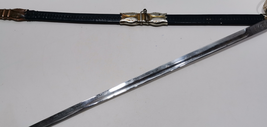 CUMHURİYET BAŞLARI ÇOK NADİR BOYNUZ SAPLI HAVACI SUBAY KILICI