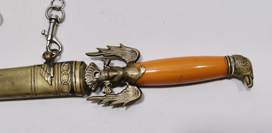 CUMHURİYET BAŞLARI KATALİN SAPLI ÇOK NADİR HAVACI SUBAY MEÇİ