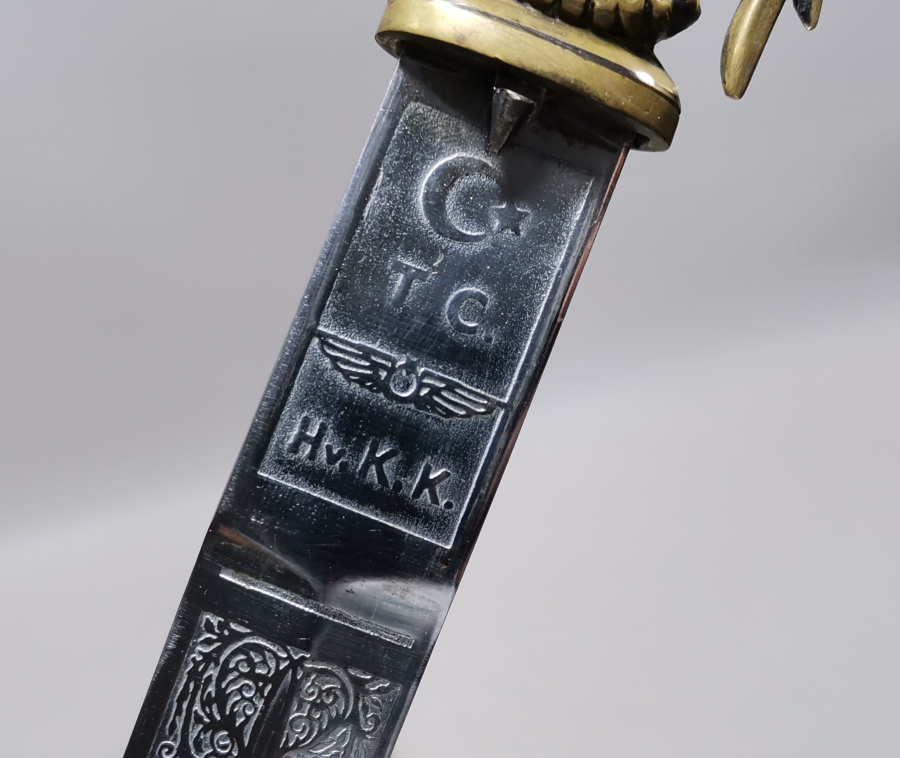 CUMHURİYET BAŞLARI KATALİN SAPLI ÇOK NADİR HAVACI SUBAY MEÇİ