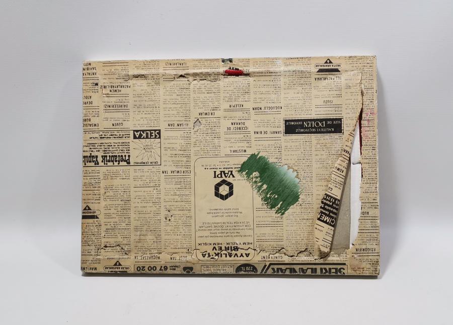 CUMHURİYET BAŞLARI KÖK BAYA ÇOK NADİR BASKI BAYRAK