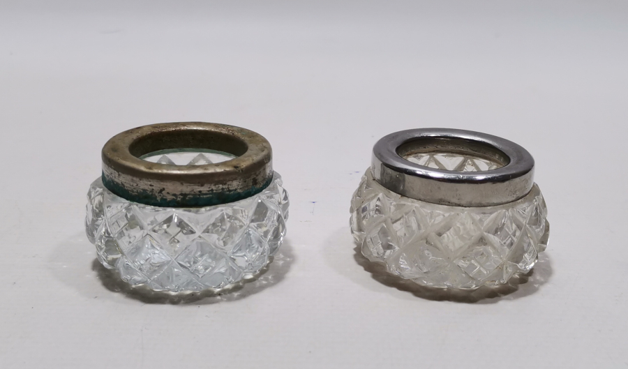 KRİSTAL KESME İŞÇİLİKLİ ANTİKA ÇİFT RUS HAVYARLIK