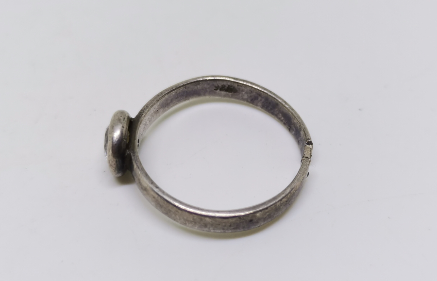 MARGAZİT TAŞLI TEK TAŞ MODEL GÜMÜŞ YÜZÜK