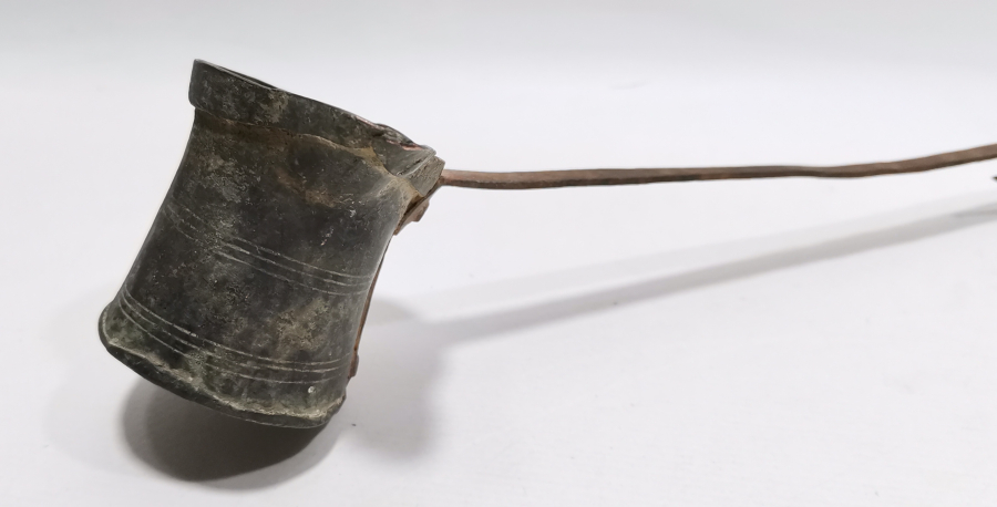 OSMANLI DÖNEMİ BRONZ KAHVE CEZVESİ