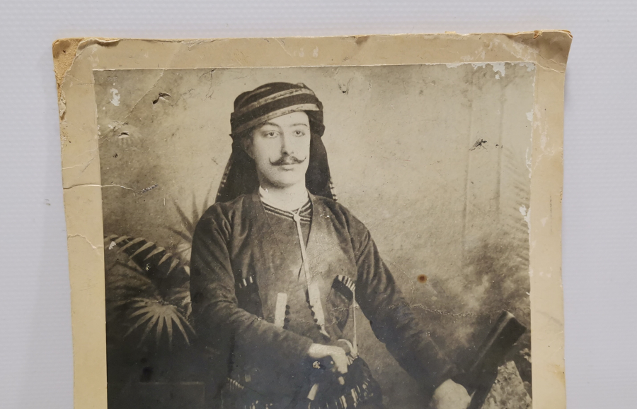 OSMANLI DÖNEMİ ÇOK NADİR ELAZIĞ DAMGALI BÜYÜK BOY KUVVACI FOTOĞRAFI
