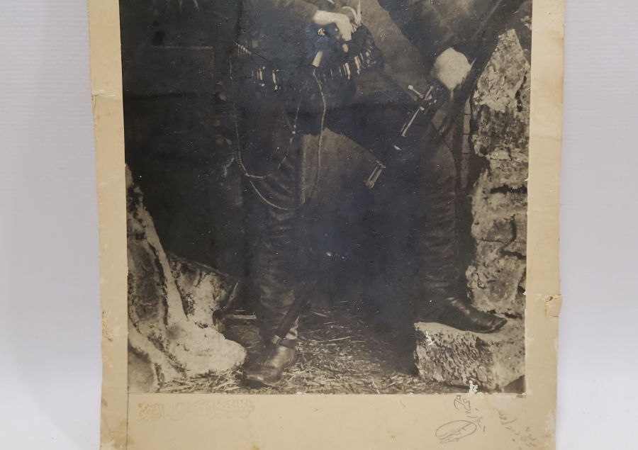 OSMANLI DÖNEMİ ÇOK NADİR ELAZIĞ DAMGALI BÜYÜK BOY KUVVACI FOTOĞRAFI