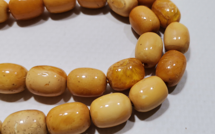 OSMANLI DÖNEMİ ÇOK NADİR SIKMA DAMLA KEHRİBAR 