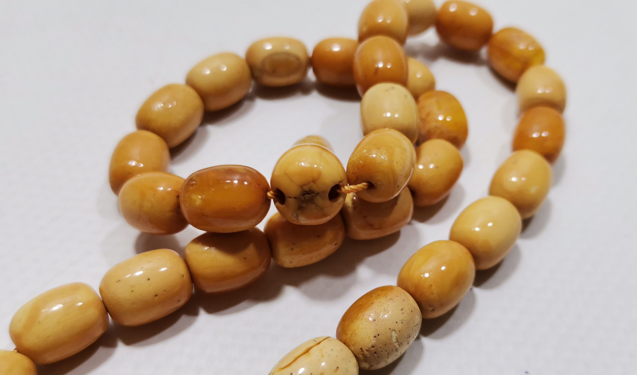 OSMANLI DÖNEMİ ÇOK NADİR SIKMA DAMLA KEHRİBAR 